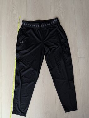 Under Armour Black Performance Leggings with Branded Waistband